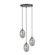 Lampy sufitowe - Astral lampa wisząca 3-punktowa czarna/grafitowa 1266/3PREM - miniaturka - grafika 1