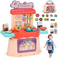 Zabawy w naśladowanie dorosłych - Lumarko Cukiernia Lodziarnia Walizka 3w1 Torba 25 Elementy! - miniaturka - grafika 1