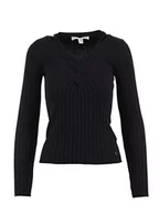 Swetry damskie - Guess Damski sweter INES Vn Ls, Jet Black A996., L - miniaturka - grafika 1
