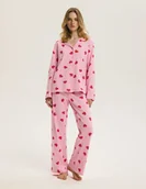 Piżamy damskie - Piżama damska Romance Bloovii różowy XL - Esotiq - miniaturka - grafika 1