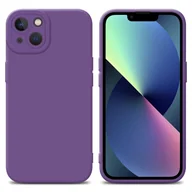 Etui i futerały do telefonów - Etui Cadorabo do Apple iPhone 13 z fioletowym silikonowym etui TPU na telefon komórkowy - miniaturka - grafika 1