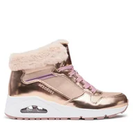 Buty dla dziewczynek - Sneakersy Skechers Uno Cozy On Air 310518L/RSGD Złoty - miniaturka - grafika 1