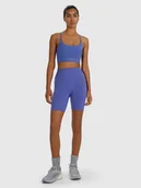 Spodenki damskie - 4F Legginsy kolarki treningowe damskie - granatowe L - miniaturka - grafika 1