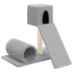 Lumarko Drapak dla kota ze słupkiem sizalowym, jasnoszary, 59 cm! - Drapaki dla kotów - miniaturka - grafika 3