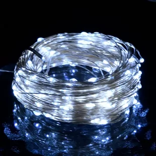 vidaXL Lampki choinkowe  Lampki LED zimna biel 15 m 330050 - Oświetlenie świąteczne - miniaturka - grafika 1