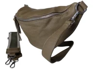 Nerki - Duża Nerka Damska Na Ramię, Zielona Torebka Damska, Saszetka (2 Paski) - miniaturka - grafika 1