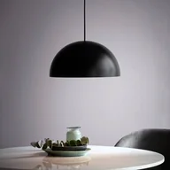 Lampy sufitowe - Nordlux Żyrandol Ellen 40 z metalowym kloszem, czarny - miniaturka - grafika 1