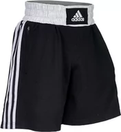 Spodenki damskie - adidas Boxwear Trad szorty, czarne/szare, S mieszane, Czarny/Szary, S - miniaturka - grafika 1