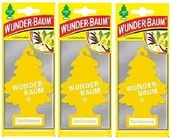 Zapachy samochodowe - Wunderbaum Vanillaroma 171205 choinka zapachowa aromat wanilii, opakowanie potrójne 178205 - miniaturka - grafika 1