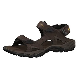 Columbia Sandały męskie SANTIAM 3 STRAP, Brown Cordovan Dark Banana 231, 47 EU - Sandały męskie - miniaturka - grafika 1