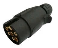 Akcesoria do przyczep i kamperów - Wtyk Wtyczka 7 PIN do Przyczepy Przyczepki 12V/24V - miniaturka - grafika 1