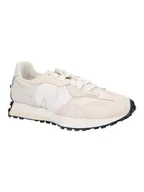 Trampki damskie - New Balance Skórzane sneakersy "327" w kolorze beżowym - miniaturka - grafika 1