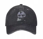 Czapki i chusty sportowe męskie - Czapka z Daszkiem MF DOOM Maska Czarna Rap Rapowy Prezent Vintage Y2K - miniaturka - grafika 1