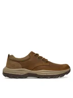 Buty trekkingowe męskie - Skechers Trekkingi Knowlson 204920 DSRT Brązowy - miniaturka - grafika 1
