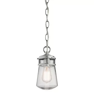 Kichler Zewnętrzna LAMPA wisząca LYNDON KL/LYNDON8/S BA Elstead ogrodowa OPRAWA zwis na łańcuchu IP44 aluminium przezroczysty KL/LYNDON8/S BA - Lampy ogrodowe - miniaturka - grafika 1