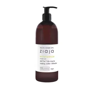 Ziaja BALTIC HOME SPA WITALIZACJA ŻEL DO MYCIA TWARZY, CIAŁA I WŁOSÓW 3W1 500ML 5901887053156 - Kosmetyki do kąpieli - miniaturka - grafika 1