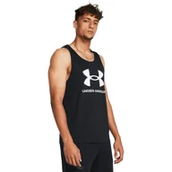 Koszulki sportowe męskie - Koszulka męska Under Armour SPORTSTYLE LOGO TANK - miniaturka - grafika 1