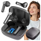 Słuchawki - Alogy TWS czarne - miniaturka - grafika 1