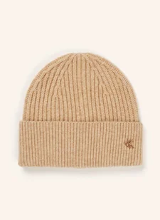 Calvin Klein Czapka beige - Czapki damskie - miniaturka - grafika 1
