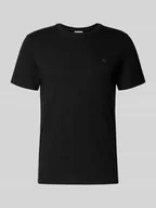 Koszulki męskie - T-shirt z wyhaftowanym logo - miniaturka - grafika 1