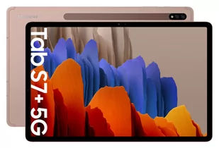 Samsung Galaxy Tab S7+ 12.4" T976 5G 6/128GB miedziany (SM-T976BZNAEUE) - Tablety - miniaturka - grafika 1