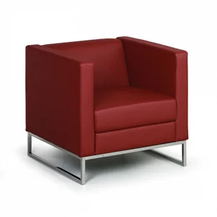 B2B Partner Fotel CUBE, czerwony XP-116-1 Seat H18# - Fotele - miniaturka - grafika 2