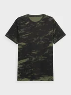 Koszulki sportowe męskie - Męski t-shirt z nadrukiem 4F 4FSS22TTSHM375 - miniaturka - grafika 1
