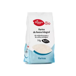 Mąka owsiana El Granero Pełnoziarniste Bio 1 kg (8422584048735) - Mąka - miniaturka - grafika 1
