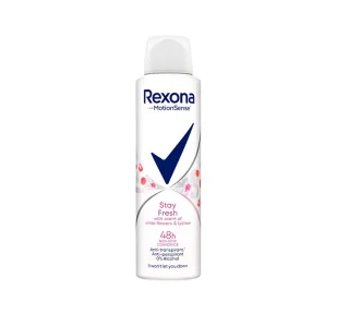 Rexona STAY FRESH WOMAN DEZODORANT SPRAY WHITE FLOWERS & LYCHEE 150ML - Dezodoranty i antyperspiranty dla kobiet - miniaturka - grafika 1