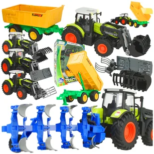 Duży Zestaw Traktor i Maszyny Rolnicze dla Małego Farmera Z1000 - Zabawy w naśladowanie dorosłych - miniaturka - grafika 1