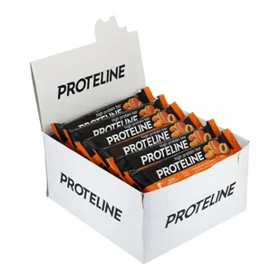 Zestaw PROTELINE 20x80g baton proteinowy z suszonymi morelami - Batoniki Zestaw PROTELINE 20x80g baton proteinowy z suszonymi morelami - Batoniki - miniaturka - grafika 1