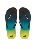 Klapki i japonki męskie - Billabong Japonki Tides EBYL100027 Czarny - miniaturka - grafika 1