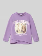 Bluzy dla dziewczynek - Bluza o kroju regular fit z mieszanki bawełny - miniaturka - grafika 1