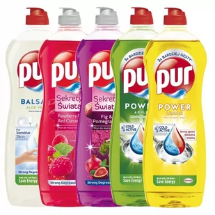 Pur Płyn do Mycia Naczyń MIX 750ml x5 - Płyny do naczyń - miniaturka - grafika 1