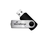 Nośniki danych - MediaRange MR908 pamięć USB 8 GB USB Type-A / Micro-USB 2.0 Czarny, Srebrny, Nośnik Pendrive USB - miniaturka - grafika 1