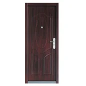 Drzwi zewnętrzne - Drzwi zewnętrzne wewnątrzklatkowe RA-07 mahoń 80 lewe - miniaturka - grafika 1