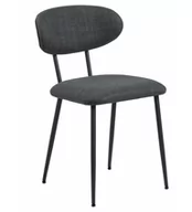 Krzesła - Krzesło Denise szary ciemny - miniaturka - grafika 1