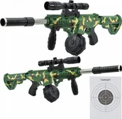 Zabawki militarne - Skleplolki KARABIN PISTOLET NA KULKI MASZYNOWY ASG LASER 68cm - miniaturka - grafika 1