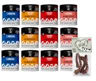Mokra karma dla psów - Mr.BIG kawałki w sosie 32x800g Mix smaków dla psa + Suszki Kurze Szyjki 100g GRATIS - miniaturka - grafika 1