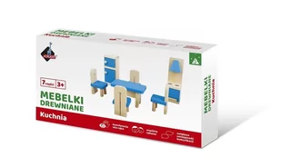 Askato Mebelki drewniane - kuchnia - Akcesoria dla lalek - miniaturka - grafika 1