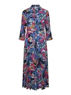 Koszulki i topy damskie - YAS Damska sukienka Yassavanna Long Shirt Dress S. Noos, Garden Topiary/Aop: Blury Print, XS - miniaturka - grafika 1