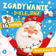 Książki edukacyjne - Zgadywanie-doklejanie. Magia świąt - miniaturka - grafika 1