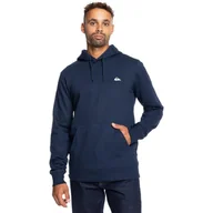 Bluzy męskie - Bluza z kapturem dla Mężczyzn BASIC Niebieski - miniaturka - grafika 1