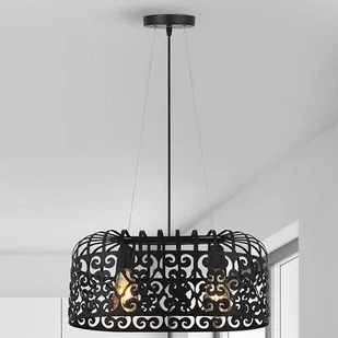 Rabalux Alessandra czarna śr. 46 cm lampa wisząca 2157 2157 - Lampy sufitowe - miniaturka - grafika 2