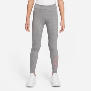 Legginsy Nike Sportswear Essential DN1853 091 szary M (137-147cm) - Legginsy - miniaturka - grafika 1