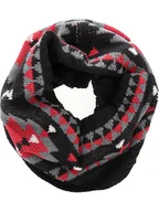 Apaszki i szaliki damskie - Buff Szal-koło w kolorze czarnym - (D)47 x (S)40 cm - miniaturka - grafika 1