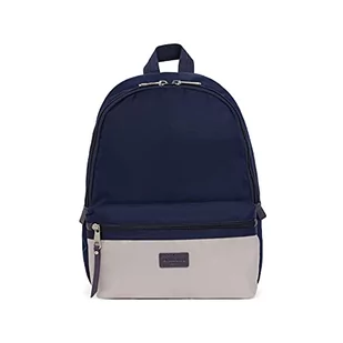 Hexagona Damska Garni Cuir de Vachette Paris kolekcja Matcha – granatowy/beżowy – z nylonu – Crossbody mała torba na ramię – torebka, nocny niebieski, dł. 21 x wys.: 18 x P: 8,5 cm - Torebki damskie - miniaturka - grafika 1