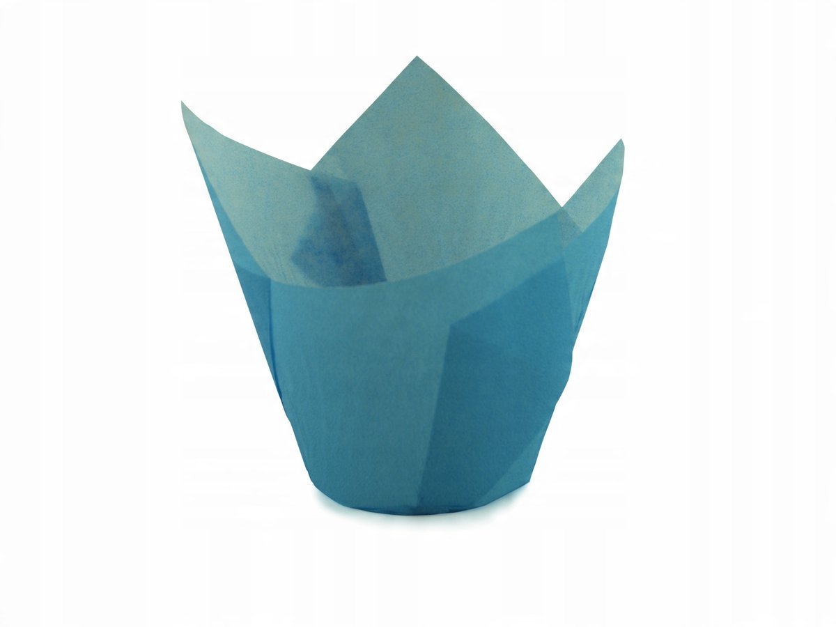 Foremki do muffinek 160x160 błękitne