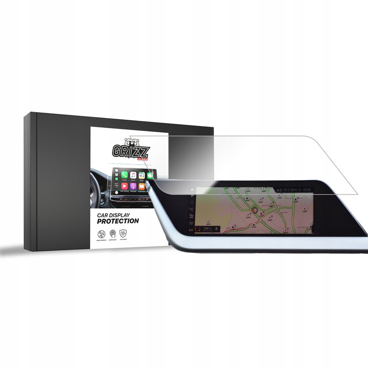 2x Folia ceramiczna GrizzGlass CarDisplay do BMW 2 G42 10,25