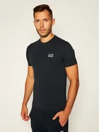 Koszulki męskie - Emporio Armani EA7 T-Shirt 8NPT52 PJM5Z 1578 Granatowy Regular Fit - miniaturka - grafika 1